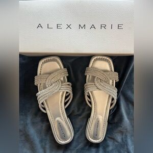 Alex Marie Metallic Women's Sandals